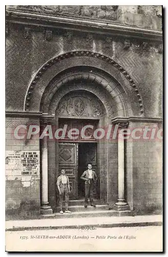 Cartes postales St Sever sur Adour Landes Petite Porte de l'Eglise