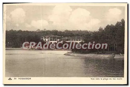 Cartes postales Hossegor Vue Vers La Plage du lac Marin