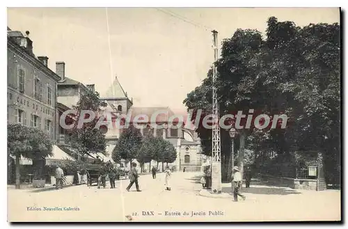 Cartes postales Dax Entree du Jardin Public
