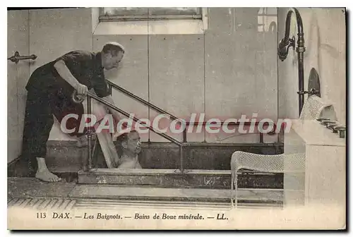 Cartes postales Dax Les Baignois Bains de Boue Minerale