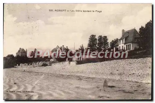 Cartes postales Morgat Les Villas Bordant la Plage