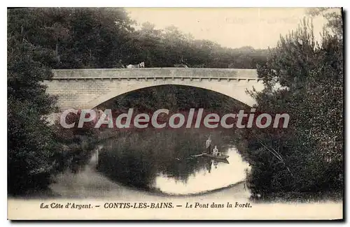 Cartes postales La Cote d'Argent Contis Les Bains Le Pont dans la Foret