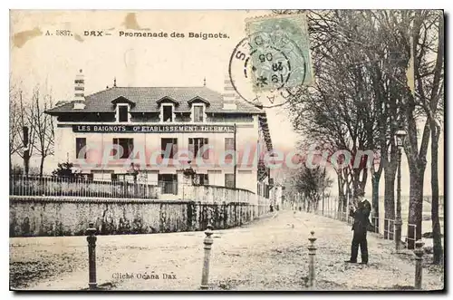 Cartes postales Dax Promenade des Baignots