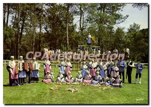 Cartes postales moderne La France Le Folklore Landais Le Groupe Lous Paloumayres