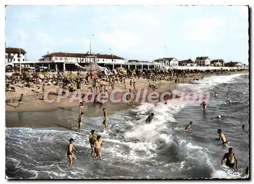 Moderne Karte Capbreton landes La Plage et Et de Bains