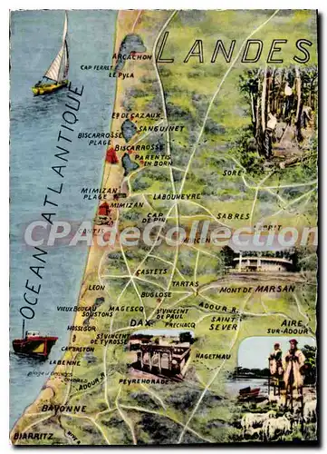 Cartes postales moderne Les Landes