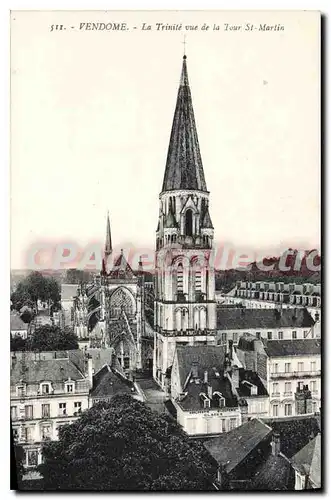 Cartes postales Vendome La Trinite vue de la lour St Martin