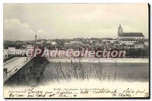 Ansichtskarte AK Blois Vue Generale la Loire et le Pont