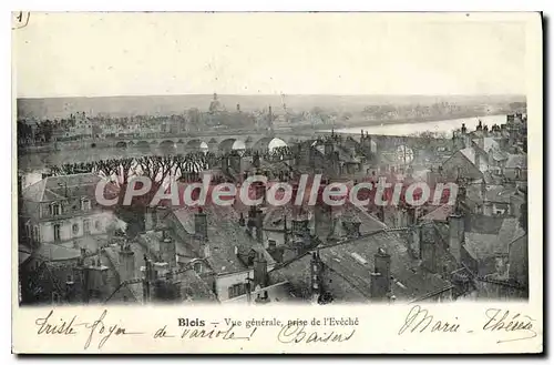 Cartes postales Blois Vue Generalle Prise de l'Eveche