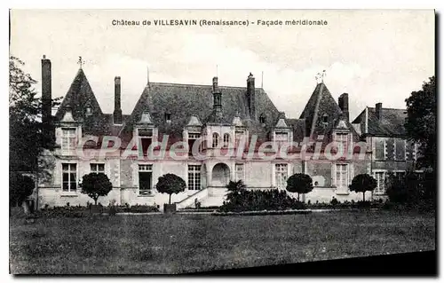 Ansichtskarte AK Chateau de Villesavin Facede Meridionate