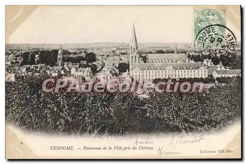 Cartes postales Vendome Panorama de la Ville Pris du Chateau