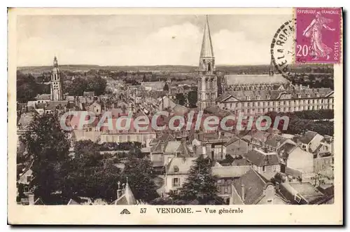 Cartes postales Vendome Vue Generale