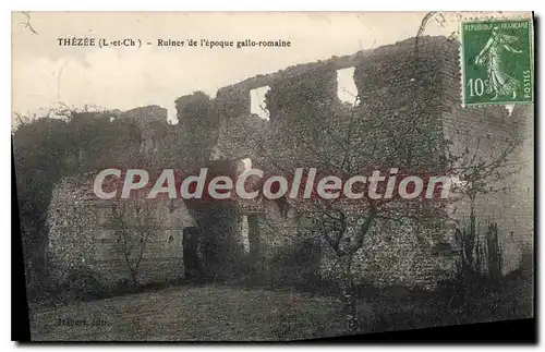 Ansichtskarte AK Thezee Ruines de l'epoque gallo romaine