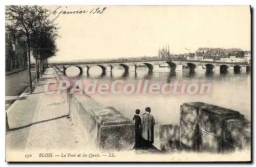 Cartes postales Blois Le Pont et les Quais