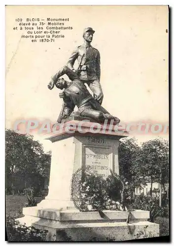 Cartes postales Blois Monument eleve au