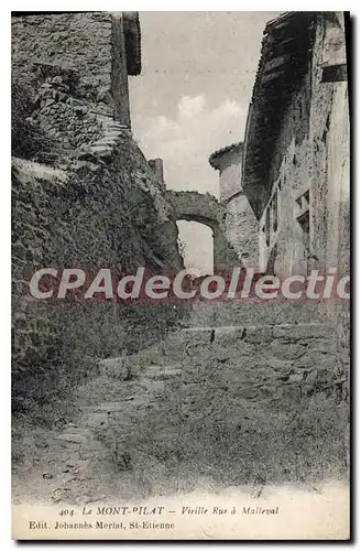 Cartes postales Le Mont Pilat Vieille Rue a Malleval