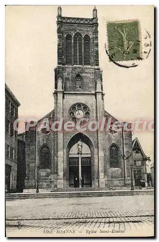 Cartes postales Roanne Eglise Saint Etienne