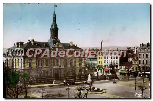 Cartes postales Roanne Place de Hotel de Ville et l'Hotel de Ville