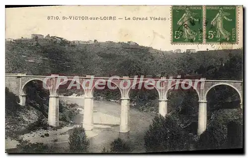 Cartes postales St Victor sur Loire Le Grand Viaduc