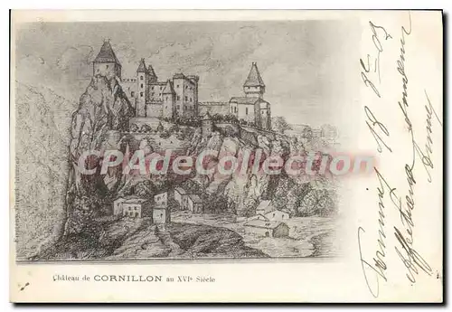 Cartes postales Chateau de Cornillon au