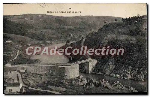 Cartes postales Digue de Pinay sur la Loire