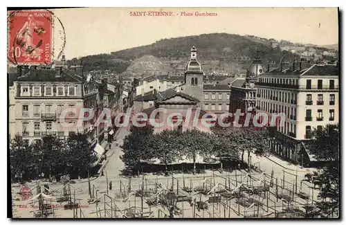 Cartes postales Saint Etienne Place Gambetta