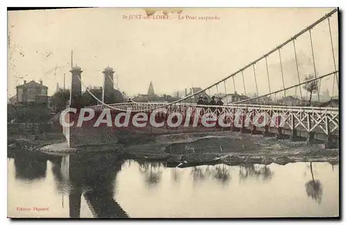 Cartes postales St Just sur Loire Le Pont auspendu