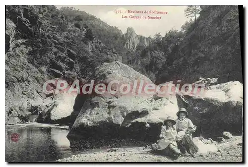 Cartes postales Envirous de St Etienne Les Gorges de Semene