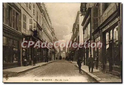 Cartes postales Roanne Rue du Lycee