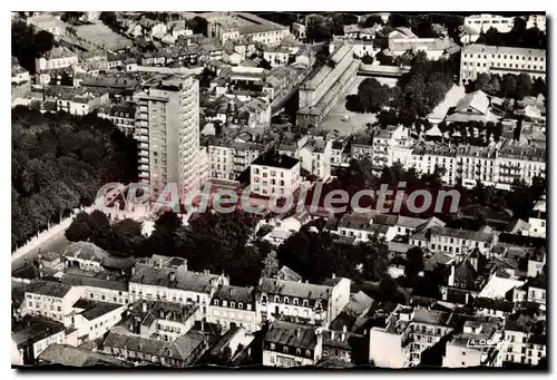 Cartes postales En Avion sur Roanne Le Gratte Ciel et le Lycee