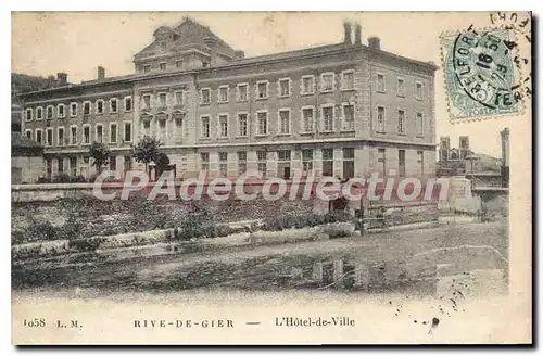 Cartes postales Rive de Gier L'Hotel de Ville