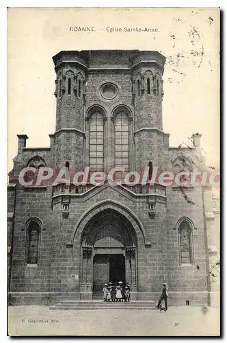 Cartes postales Roanne Eglise Sainte Anne