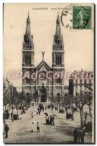 Ansichtskarte AK St Chamond Eglise Notre Dame