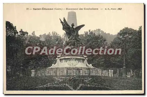 Cartes postales Saint Etienne Monument des Combattants