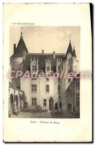 Cartes postales Le Bourbonnais Loire Chateau de Boisy