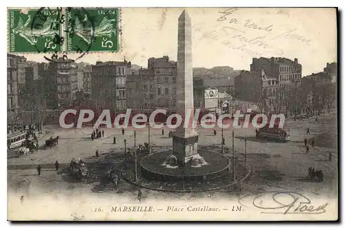 Cartes postales Marseille Place Castellane