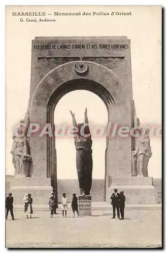 Ansichtskarte AK Marseille Monument des Poilus d'Orient