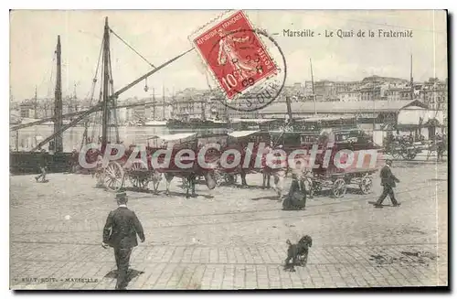 Cartes postales Marseille Le Quai de la Franternite