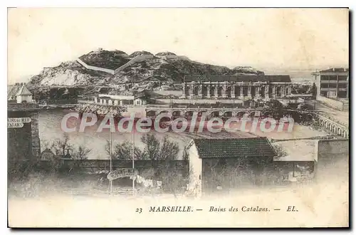 Cartes postales Marseille Bains des Catalans