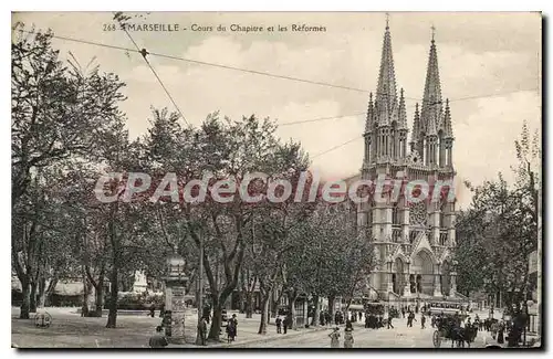 Cartes postales Marseille Cours du Chapitre et les Reformes