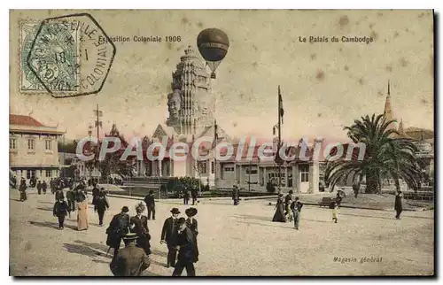 Cartes postales Exposition Coloniale Le Palais du Cambodge