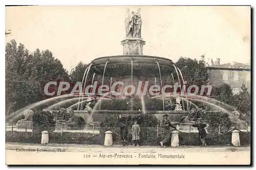 Cartes postales Aix en Provence Fontaine Monumentale