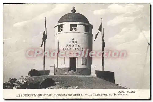 Ansichtskarte AK Les Pennes Mirabeau Bouches du Rhone La Lanterne du Souvenir