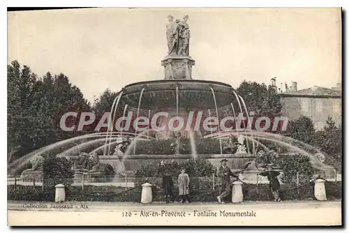 Cartes postales Aix en Provence Fontaine Monumentale