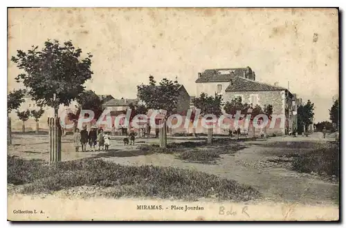 Cartes postales Miramas Place Jourdan