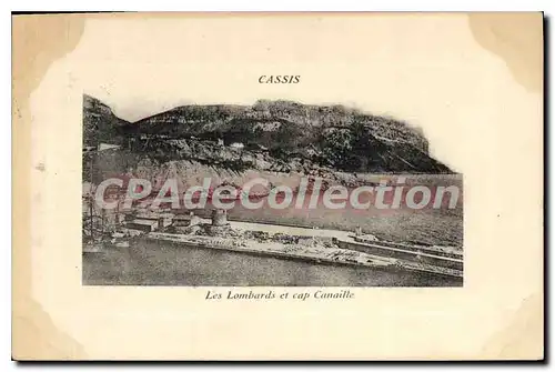 Cartes postales Cassis Les Lombards et cap Canaille