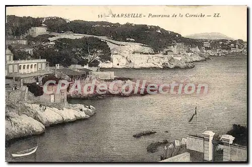 Cartes postales Marseille Panorama de la Corniche