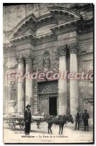 Ansichtskarte AK Martigues La Porte de la Cathedrale