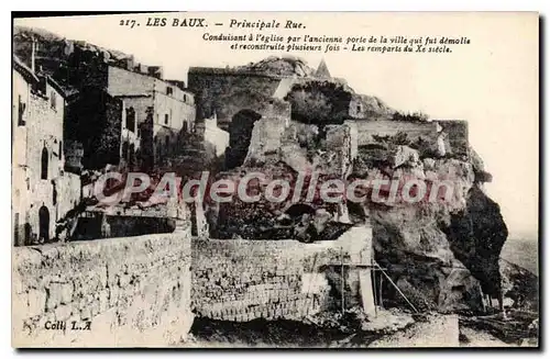 Cartes postales Les Baux Principale Rue