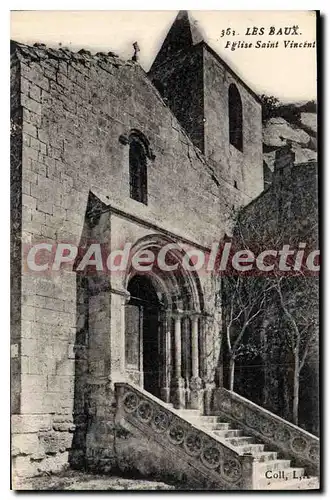 Ansichtskarte AK Les Baux Eglise Saint Vincent